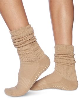Souls. Souls. Cream Cloud Grip Socks