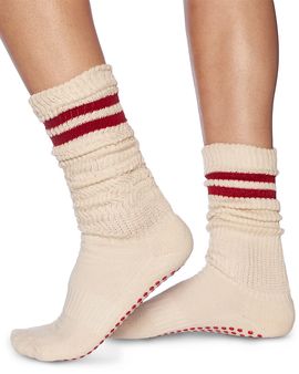 Souls. Souls. Red Stripe Cloud Grip Socks