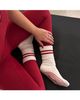 Souls. Souls. Red Stripe Cloud Grip Socks - 4