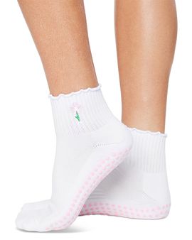 Souls. Souls. Ruffle Flower Grip Socks