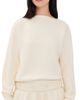 Source Unknown Source Unknown Corinth Peplum Sweater Ivory Ivory - 1