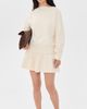 Source Unknown Source Unknown Corinth Peplum Sweater Ivory Ivory - 6