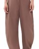 Source Unknown Source Unknown Edolo Barrel Leg Trousers Brown - 1