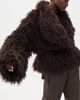 Source Unknown Source Unknown Hathi Belted Faux Fur Jacket Brown - 4