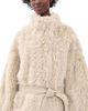 Source Unknown Source Unknown Ilaria Faux Fur Coat Beige - 1
