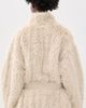 Source Unknown Source Unknown Ilaria Faux Fur Coat Beige - 3