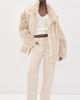 Source Unknown Source Unknown Ilaria Faux Fur Coat Beige - 5