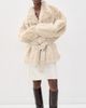 Source Unknown Source Unknown Ilaria Faux Fur Coat Beige - 6