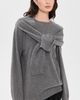 Source Unknown Source Unknown Tio Extra Shawl Sweater Grey - 6
