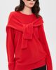 Source Unknown Source Unknown Tio Extra Shawl Sweater Red - 2