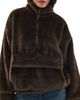 Source Unknown Source Unknown Zvika Faux Fur Anorak Brown - 1