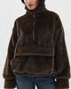 Source Unknown Source Unknown Zvika Faux Fur Anorak Brown - 2