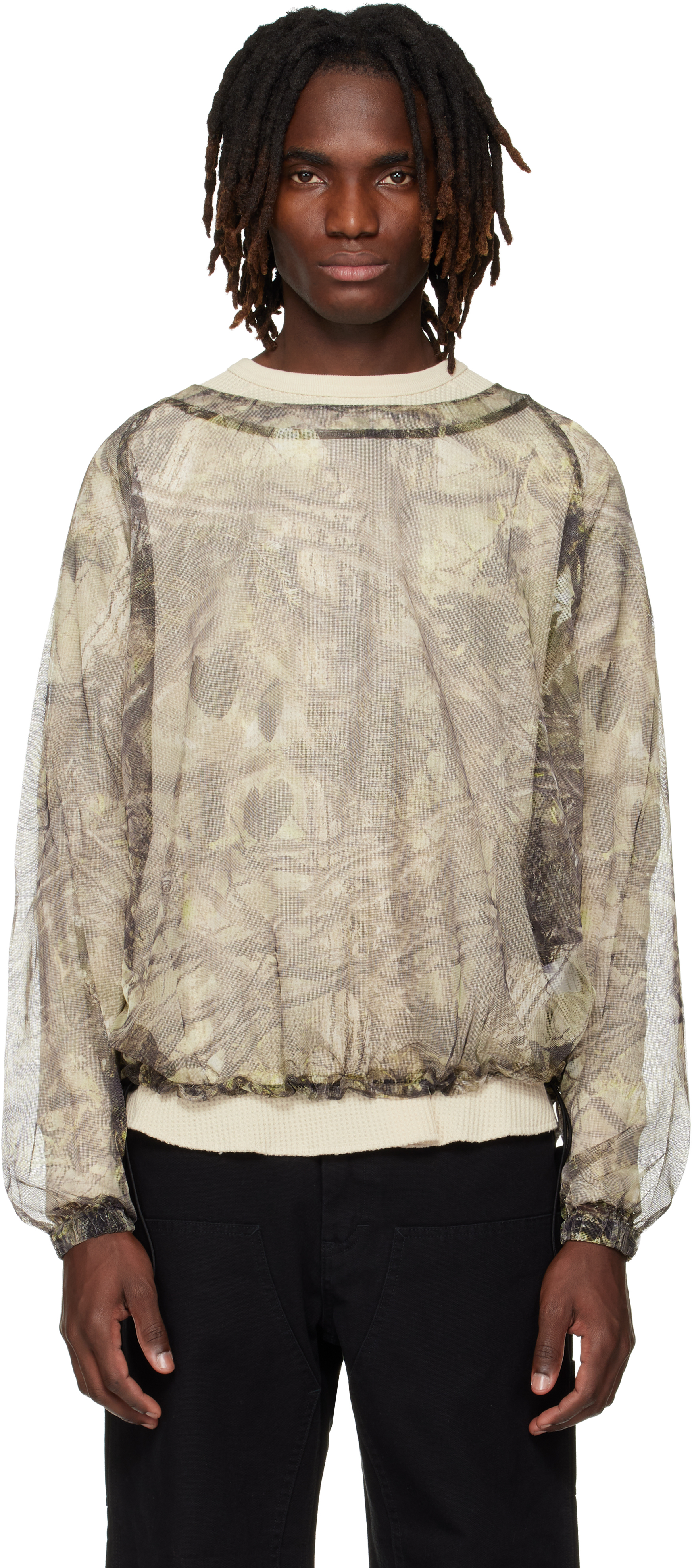 South2 West8 - Khaki Bush Crew Neck T-shirt
