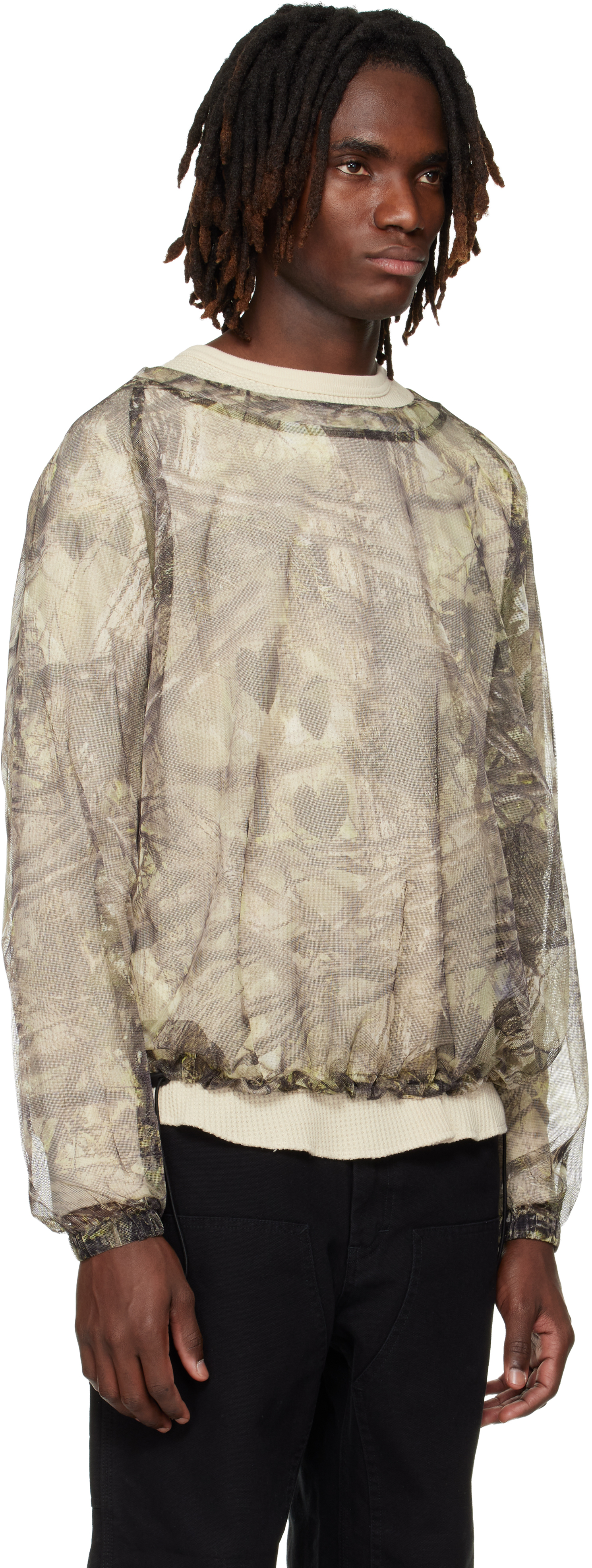 South2 West8 - Khaki Bush Crew Neck T-shirt