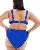 South Beach Curve South Beach Curve crinkle underwire bikini top in cobalt blue - 3