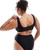 South Beach Curve South Beach Curve crop bikini top in black - 2