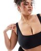 South Beach Curve South Beach Curve crop bikini top in black - 3