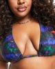 South Beach Curve South Beach Curve Exclusive triangle halter bikini top in multi print - 3