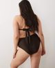 South Beach Curve South Beach Curve high waist bikini bottoms in mocha brown - 4