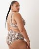 South Beach Curve South Beach Curve high waisted bikini bottom in leopard print-Brown - 2