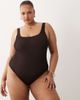 South Beach Curve South Beach Curve swimsuit in mocha brown - 4