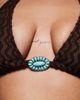 South Beach Curve South Beach Curve textured halterneck bikini top in brown - 4