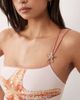 South Beach South Beach asymmetric shell print swimsuit in beige-Neutral - 2