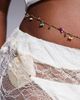 South Beach South Beach cherry beaded belly chain in gold - 3