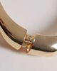 South Beach South Beach chunky molten bangle in gold - 2