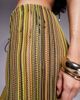 South Beach South Beach crochet beach pants in green stripe - 3