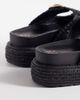South Beach South Beach double buckle platform sandals in black - 2