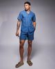 South Beach South Beach drawstring beach shorts in navy blue - 1