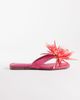 South Beach South Beach flip flops with flower detail in pink - 1