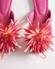 South Beach South Beach flip flops with flower detail in pink - 2
