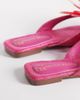 South Beach South Beach flip flops with flower detail in pink - 3