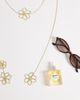 South Beach South Beach floral wrap necklace in gold - 2
