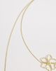 South Beach South Beach floral wrap necklace in gold - 3