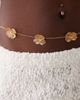 South Beach South Beach flower belly chain in gold - 2