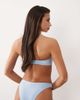 South Beach South Beach glitter high leg bikini bottoms in baby blue - 3