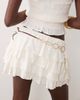 South Beach South Beach hammered circle chain belt in gold - 3