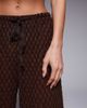 South Beach South Beach lace beach pants in dark brown - 3