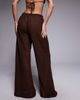 South Beach South Beach lace beach pants in dark brown - 4
