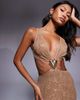 South Beach South Beach lace cut out beach maxi dress in caramel-Neutral - 2