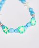 South Beach South Beach lotus flower chunky beaded necklace in blue - 2