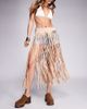 South Beach South Beach maxi fringe festival belt in tan-Brown - 1