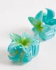 South Beach South Beach pack of 3 flower claw clips in teal green - 3