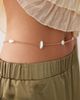 South Beach South Beach pearl belly chain in gold - 2