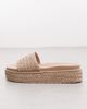 South Beach South Beach Platform Sandals in Natural Raffia-Brown - 2