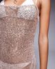 South Beach South Beach sequin maxi beach dress in gold - 3