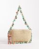 South Beach South Beach shell and bead embellished shoulder bag in natural-Neutral - 2